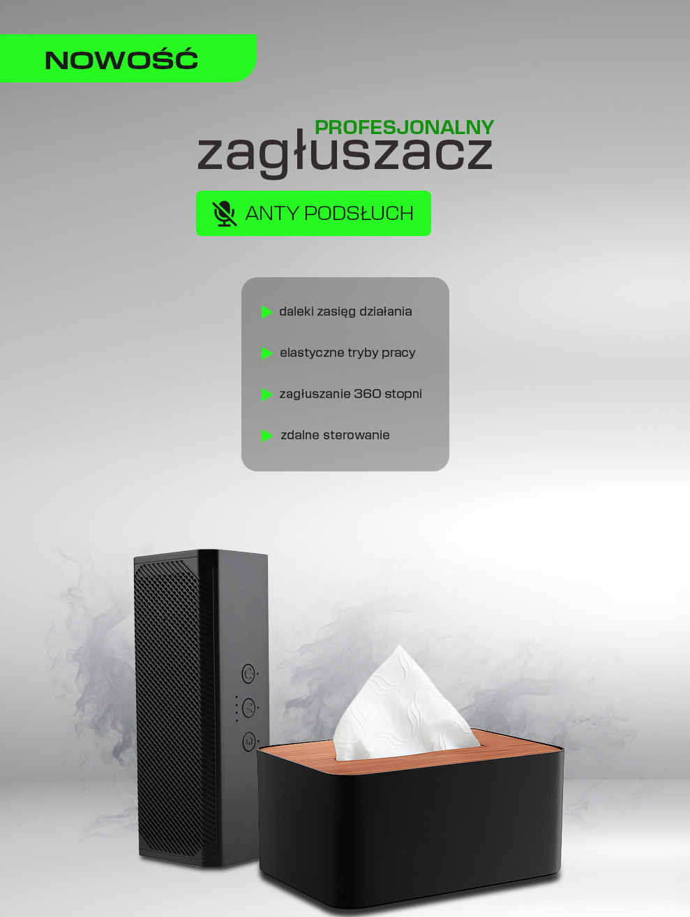 Nowość - zagłuszacze